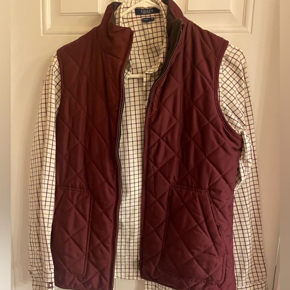 Chaps vest and shirt